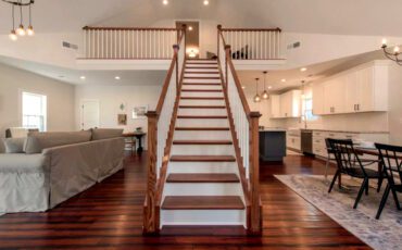 Modern interior staircase